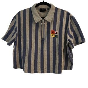 Lazy Oaf cropped 3/4 zip